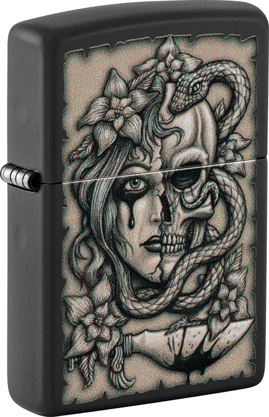 Zippo Gory Tattoo Design Lighter 48616 by Zippo