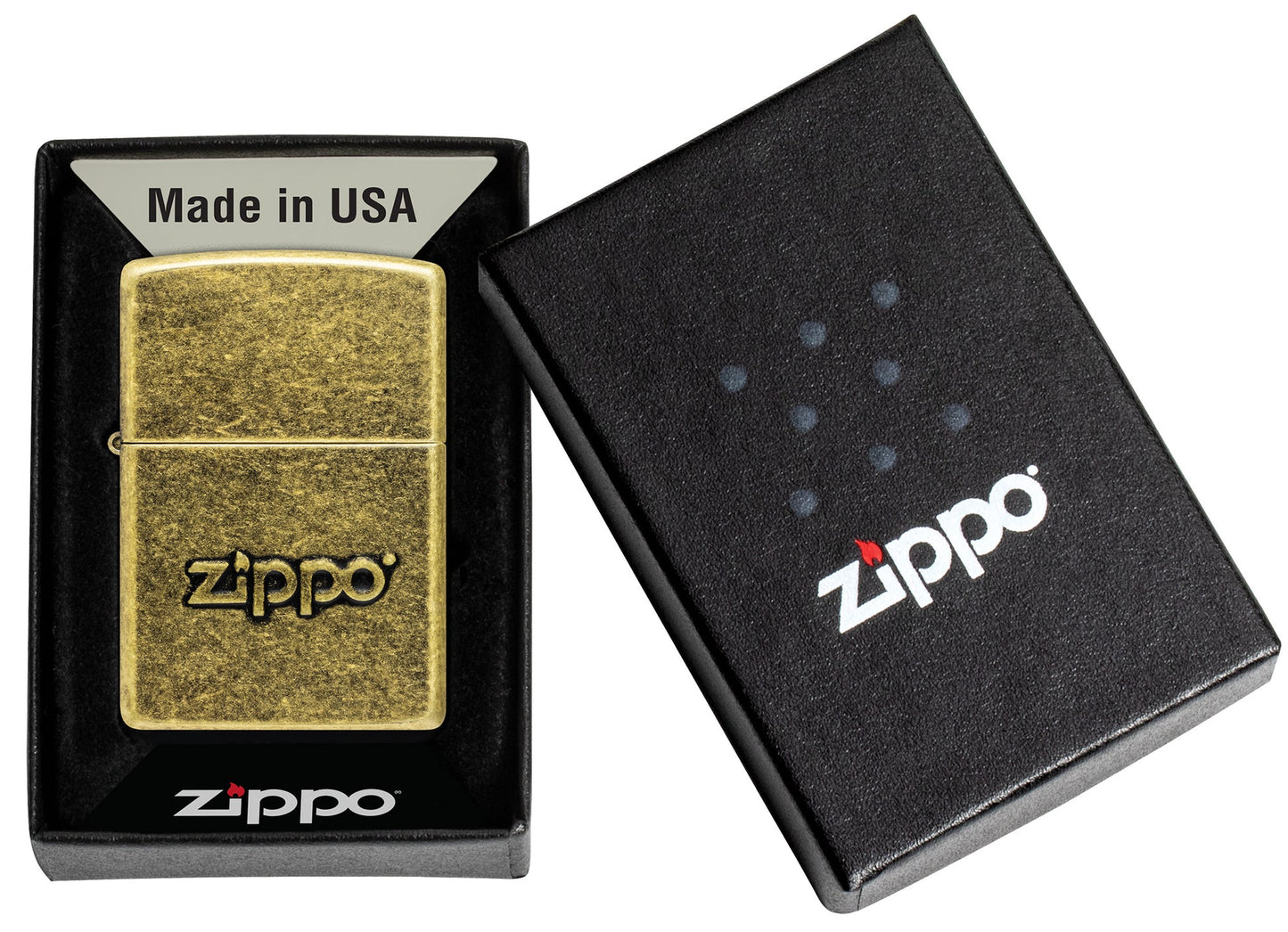 Zippo UK Antique Stamp Lighter
