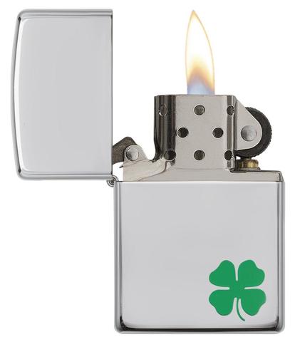 Zippo Bit O' Luck High Polish Chrome Pocket Lighter