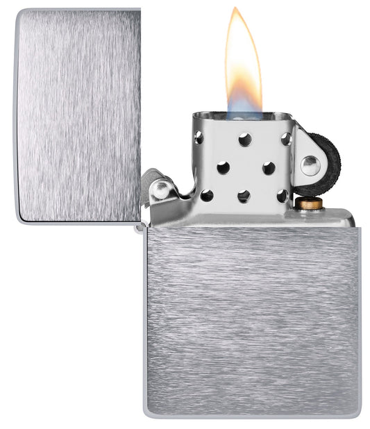Zippo Vintage Brushed Chrome Windproof Lighter