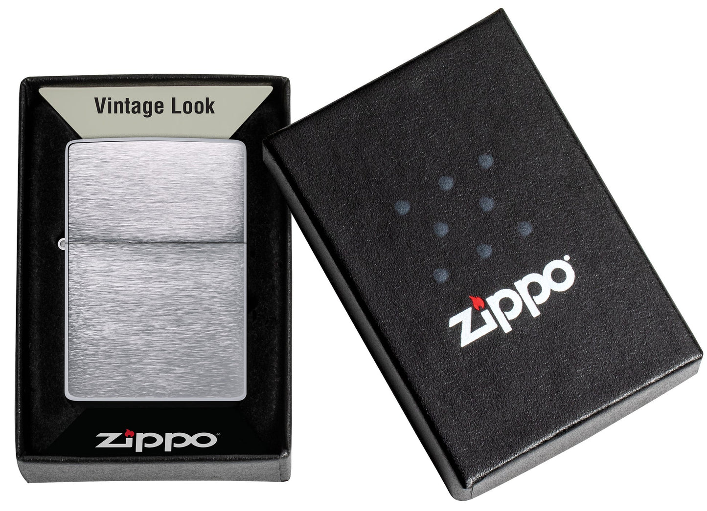 Zippo Vintage Brushed Chrome Windproof Lighter