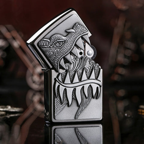 Zippo Fire Breathing Dragon Lighter available at Mjoutdoorsgear UK