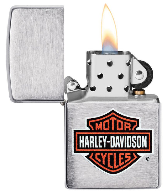 Harley-Davidson® logo Chrome Windproof Lighter – Zippo USA