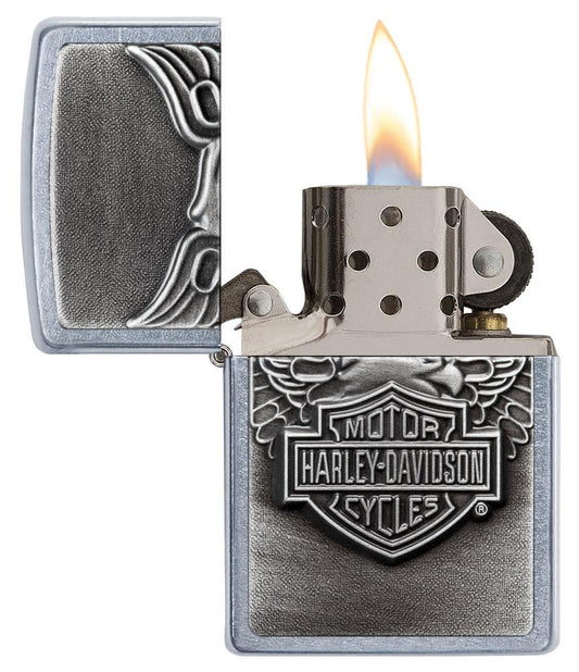 Zippo Harley-Davidson® Eagle Emblem Chrome Lighter