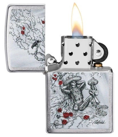 Zippo Rietveld Skull Lighter