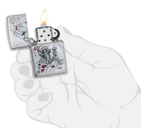 Zippo Rietveld Skull Lighter