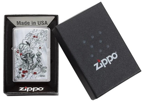 Zippo Rietveld Skull Lighter