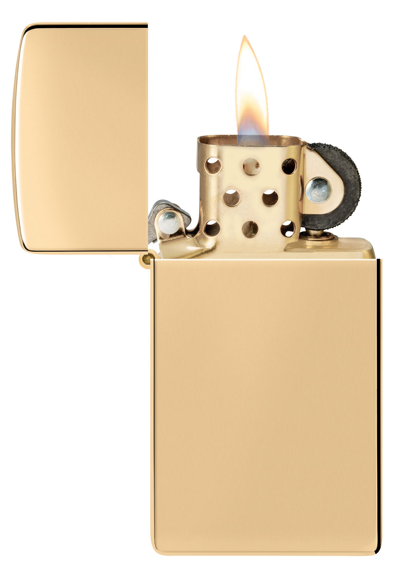 Slim® High Polish Brass Windproof Lighter – Zippo USA