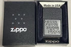 Zippo Black Crackle Logo Emblem Windproof Lighter – Made in USA