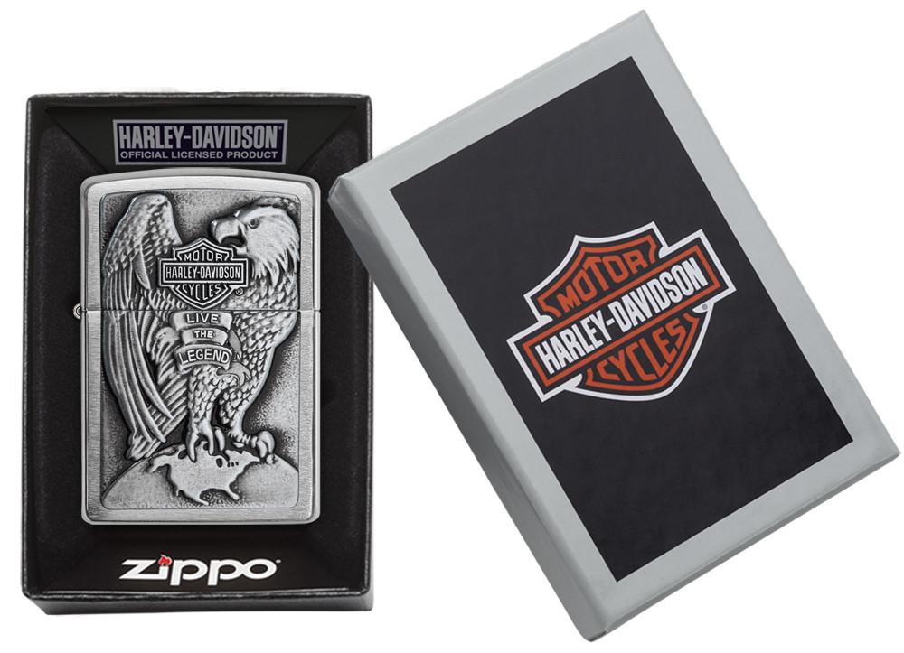 Zippo Windproof Lighter with Harley-Davidson® Eagle design