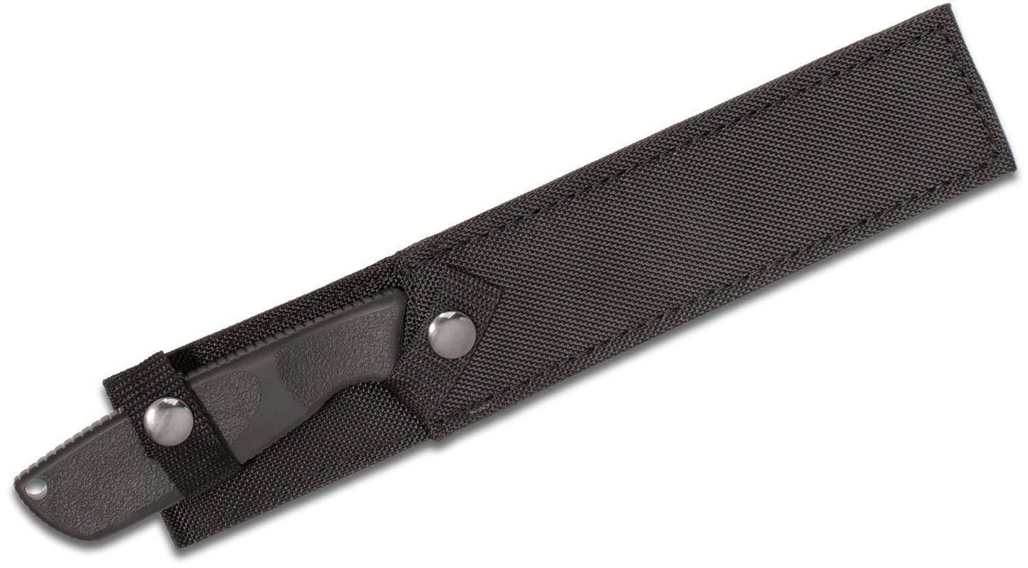 Ontario 9711 SPA Black Fixed Blade Knife Black Handles