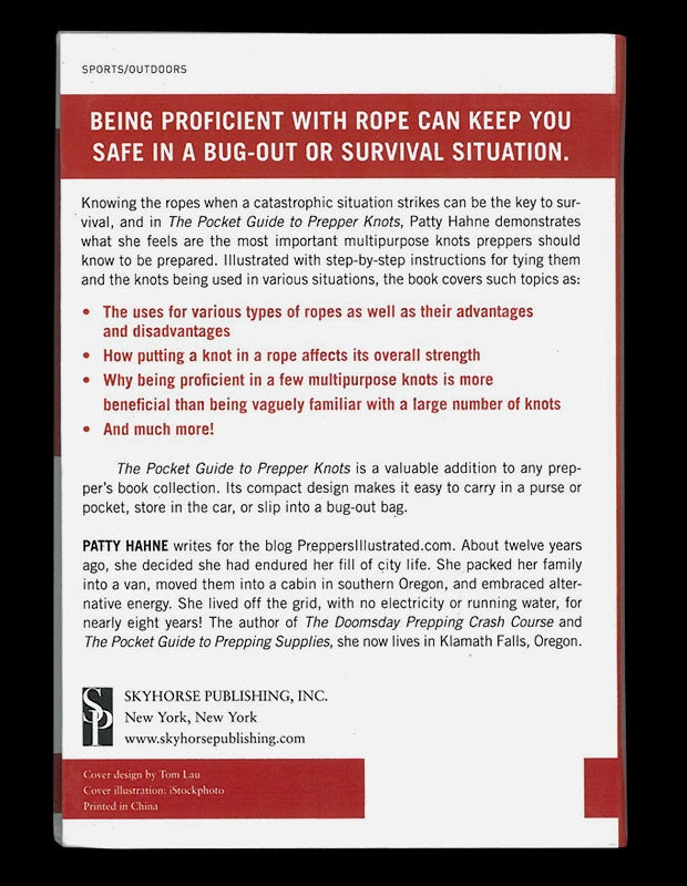Books 372 Pocket Guide to Prepper Knots Book By Patty Hahne