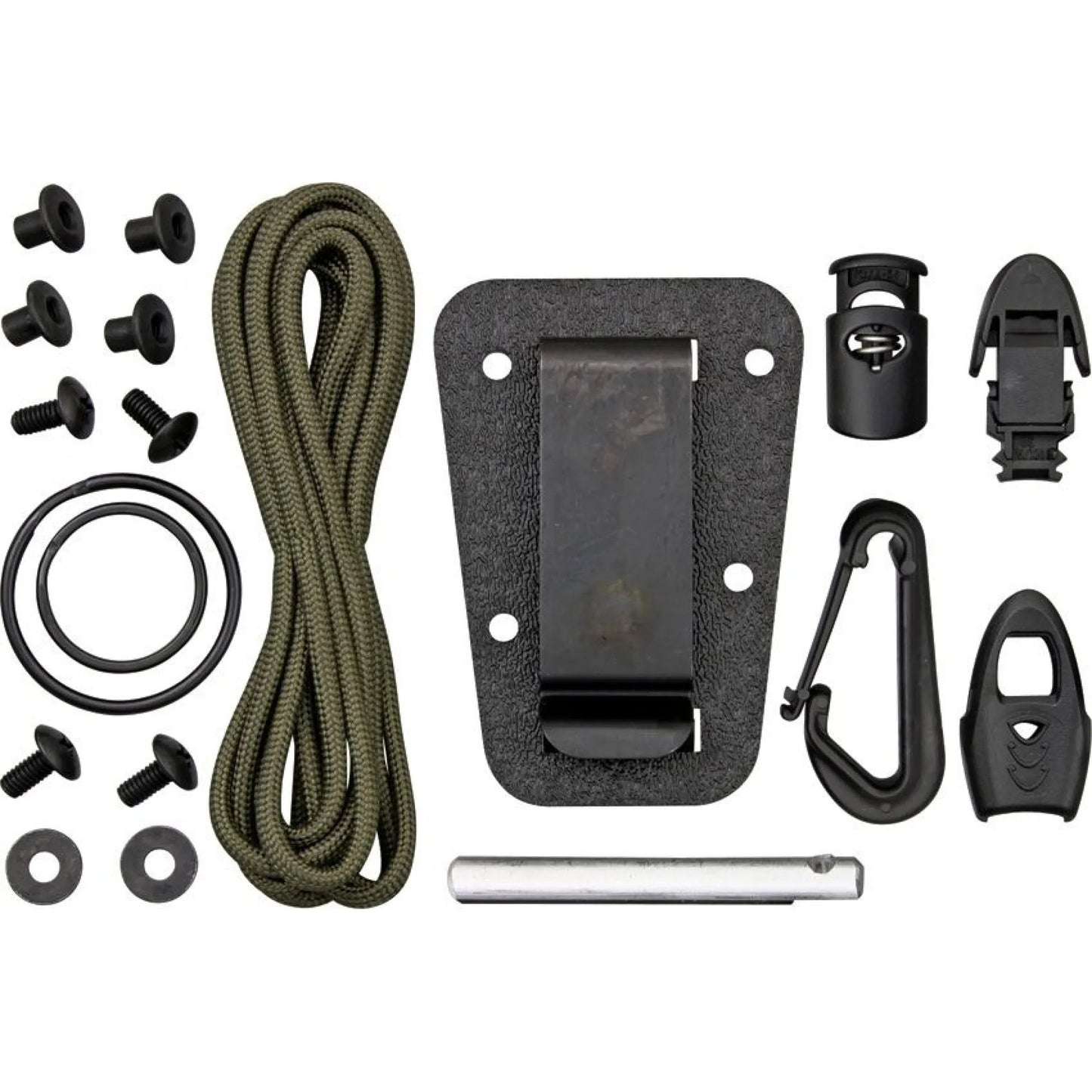 ESEE Izula-DT-Kit, Fixed Blade Neck Knife with Survival Kit - Desert Tan