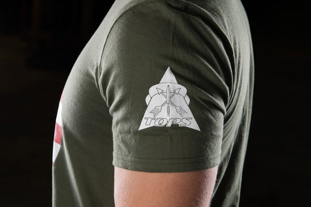 TOPS Operator 7 T-Shirt OD XXL TS-OP7-XXL