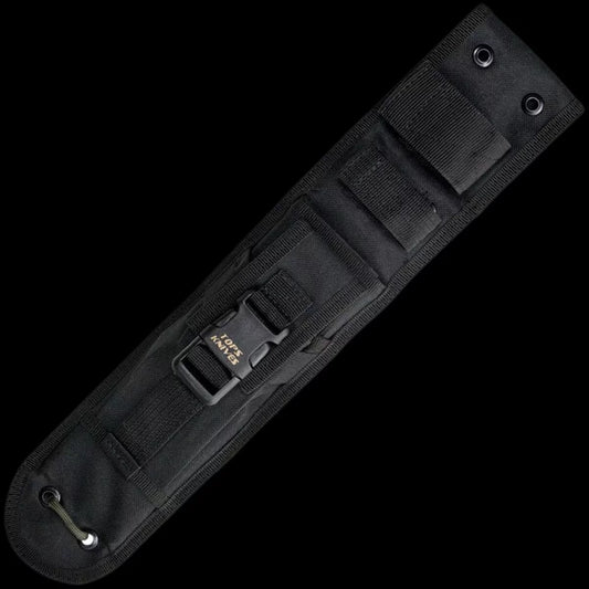 TOPS Knives Prather War Bowie Fixed Blade Knife (7.8" Black) PWB-01