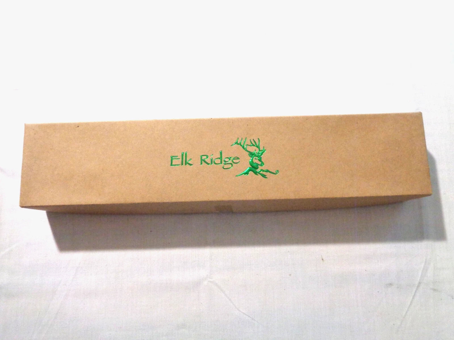 Elk Ridge 047 Hunter Fixed Stainless Blade Knife with Leather Handle
