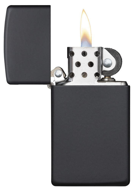 Slim® Black Matte Lighter – Zippo USA