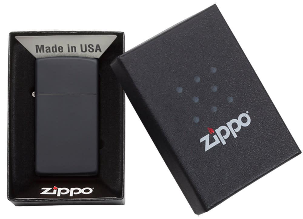 Slim® Black Matte Lighter – Zippo USA
