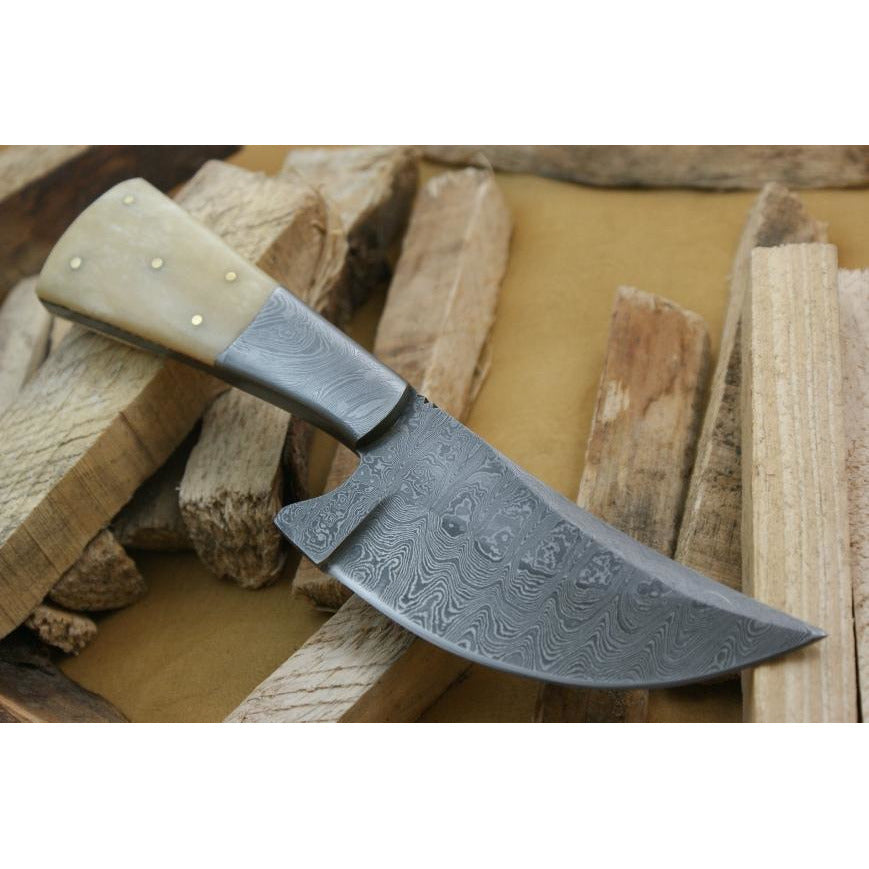 Custom Handmade Hunting Knife With Leather Sheath by Knife King