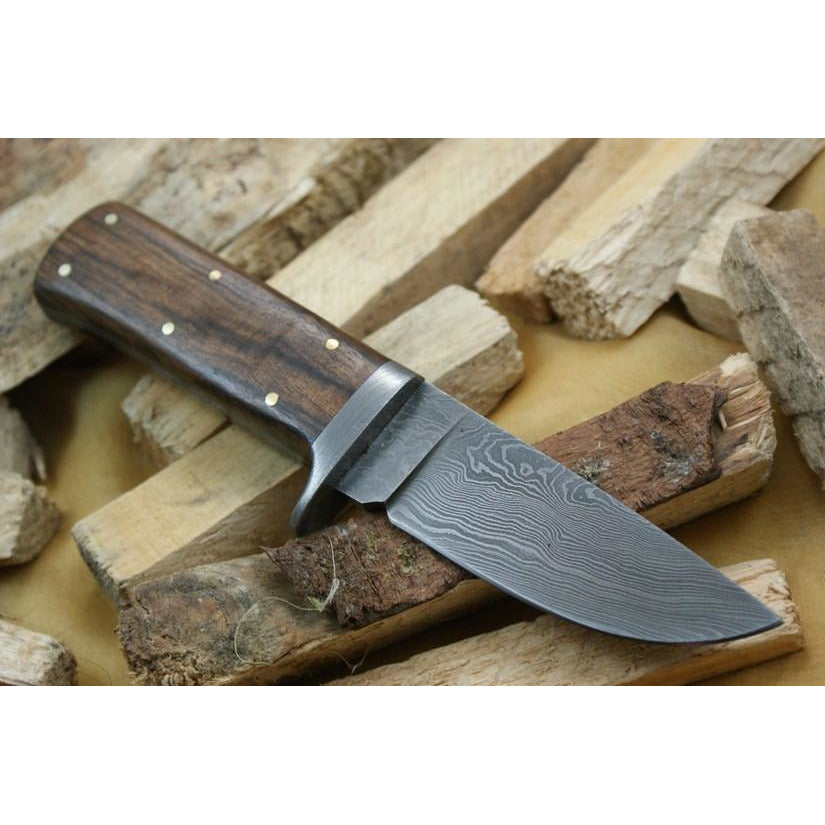Custom Handmade Hunting Knife With Leather Sheath by Knife King