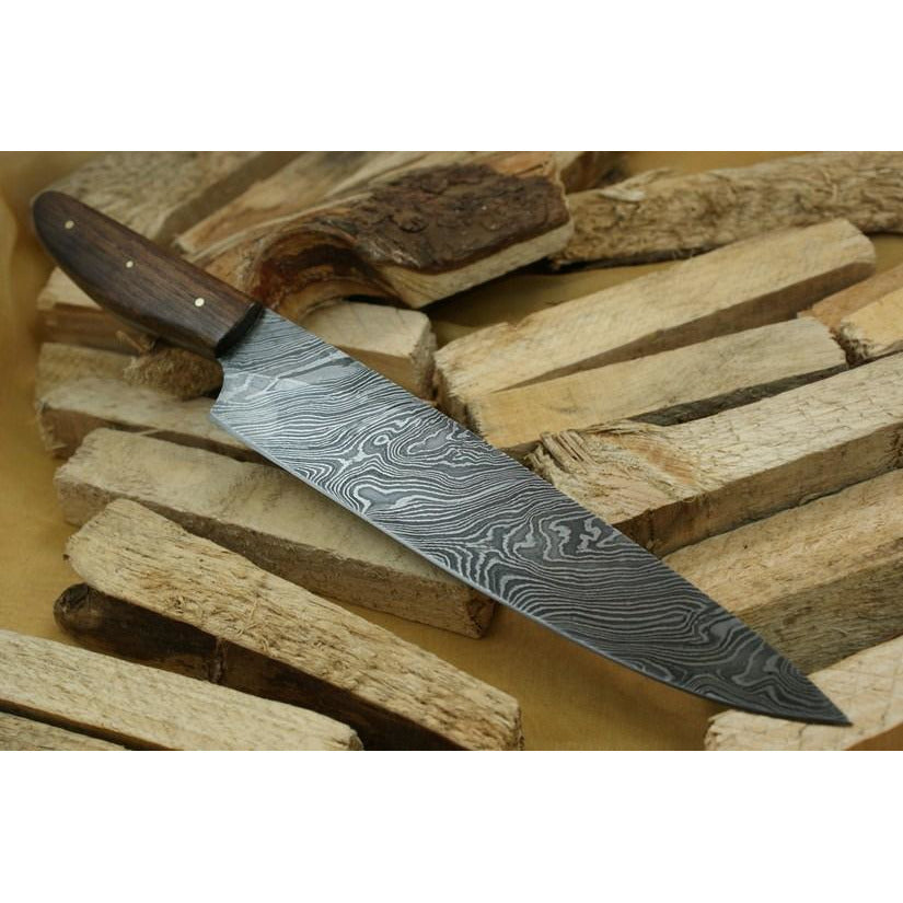 Custom Handmade Hunting Knife With Leather Sheath by Knife King