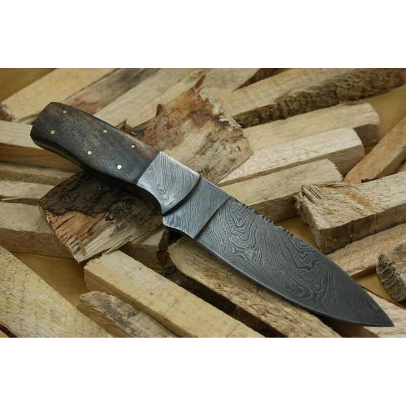 Custom Handmade Hunting Knife With Leather Sheath by Knife King
