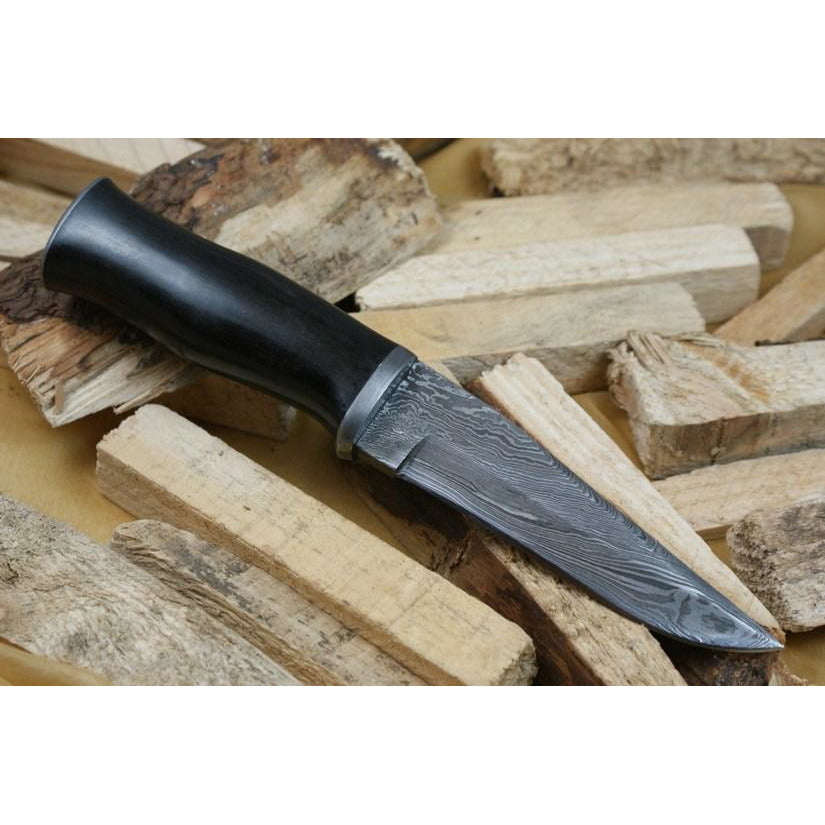 Custom Handmade Hunting Knife With Leather Sheath by Knife King