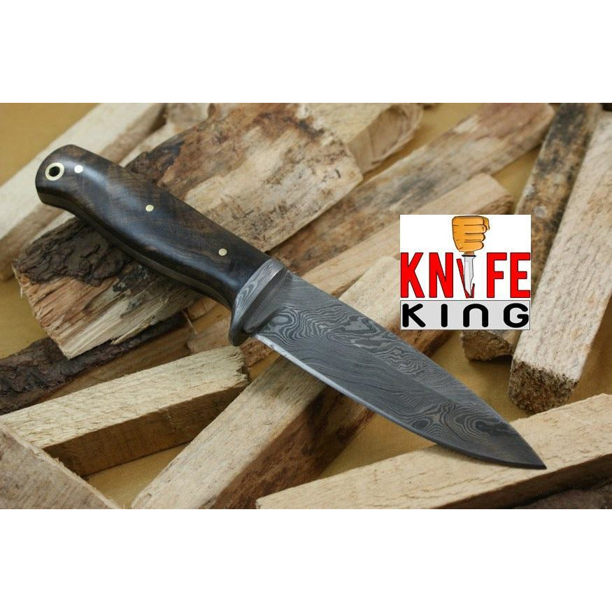 Custom Handmade Helmand-1 Hunting Knife With Leather Sheath by Knife King