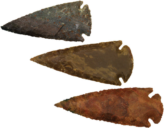 Arrowhead Arrowhead Assortment - Large 3.5 INCH AGATE SIZE (BAG 25)