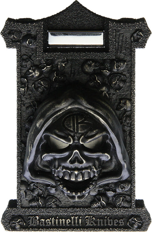 Bastinelli Creations2 Saints Tactical Custom Bronze Reaper Skull Guillotine Cigar Cutter shop now at Mjoutdoorsgear UK