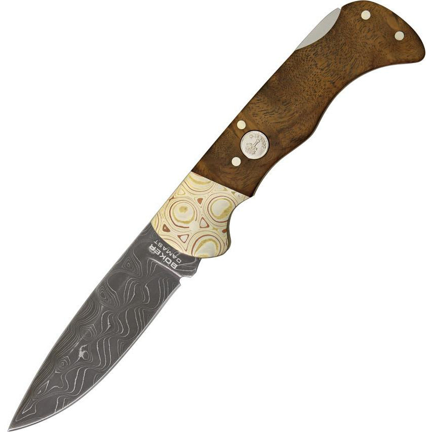 Boker Mokume Damascus Lockback