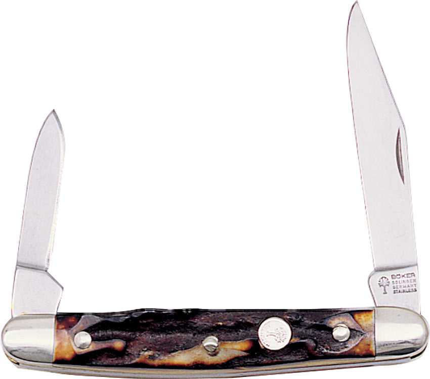 Boker Pen Knife Stag 118288HH