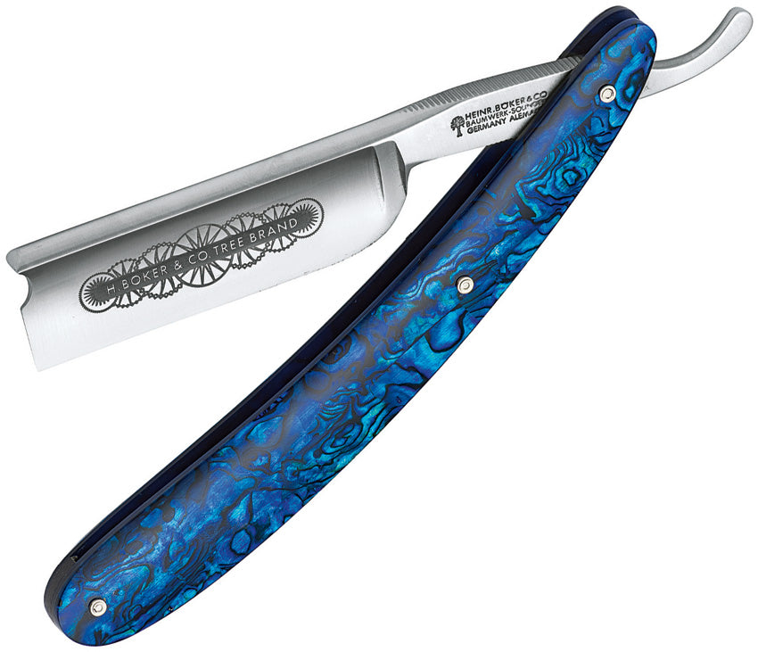 Boker Folding Razor Blue Paua 140557