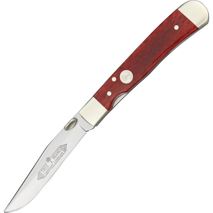 Boker Trapperliner Red Smooth Bone