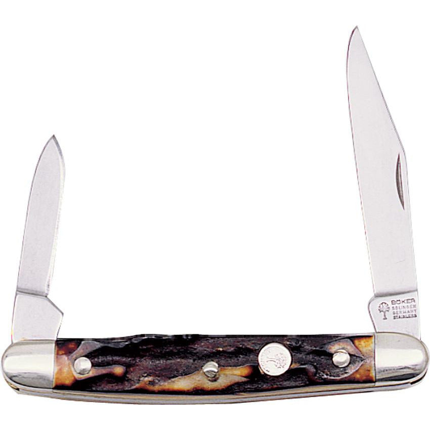 Boker Pen Knife Stag