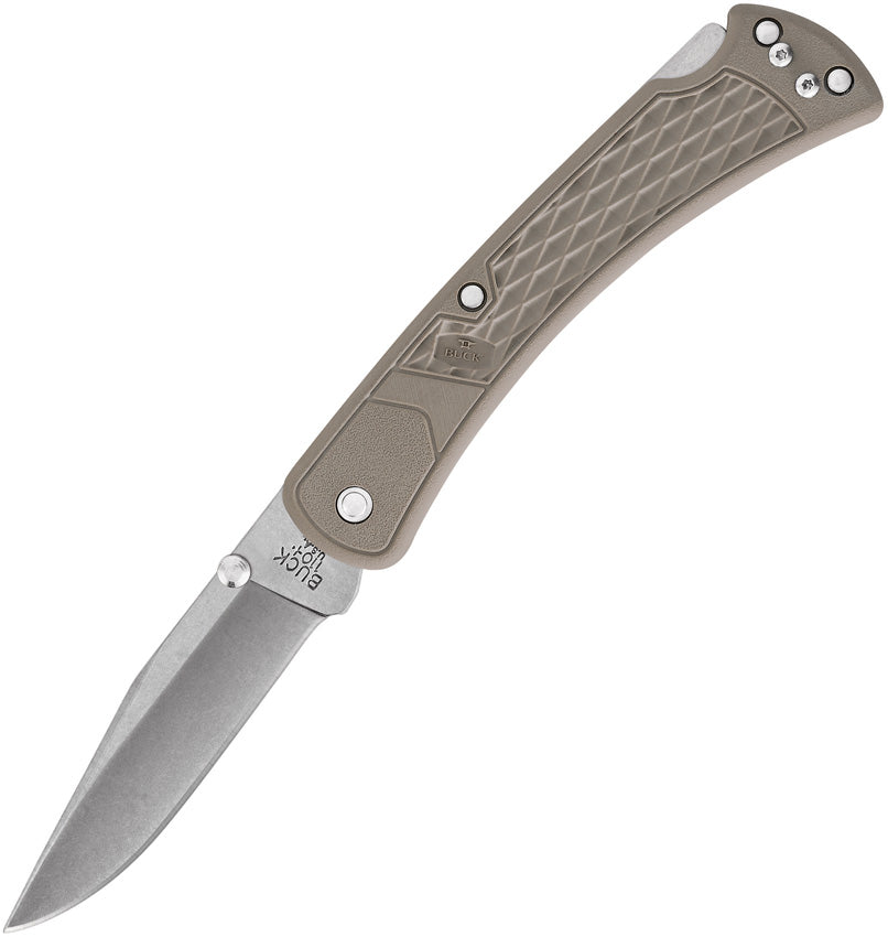 Buck 110 Slim Select Lockback Tan 12680
