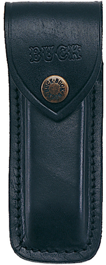 Buck 110 Folding Hunter Black Leather Sheath - 383