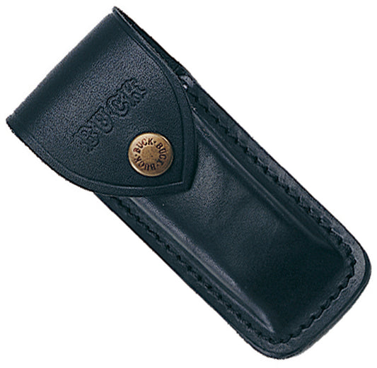 Buck 112S Ranger Belt Sheath – Black Leather with Buck Logo