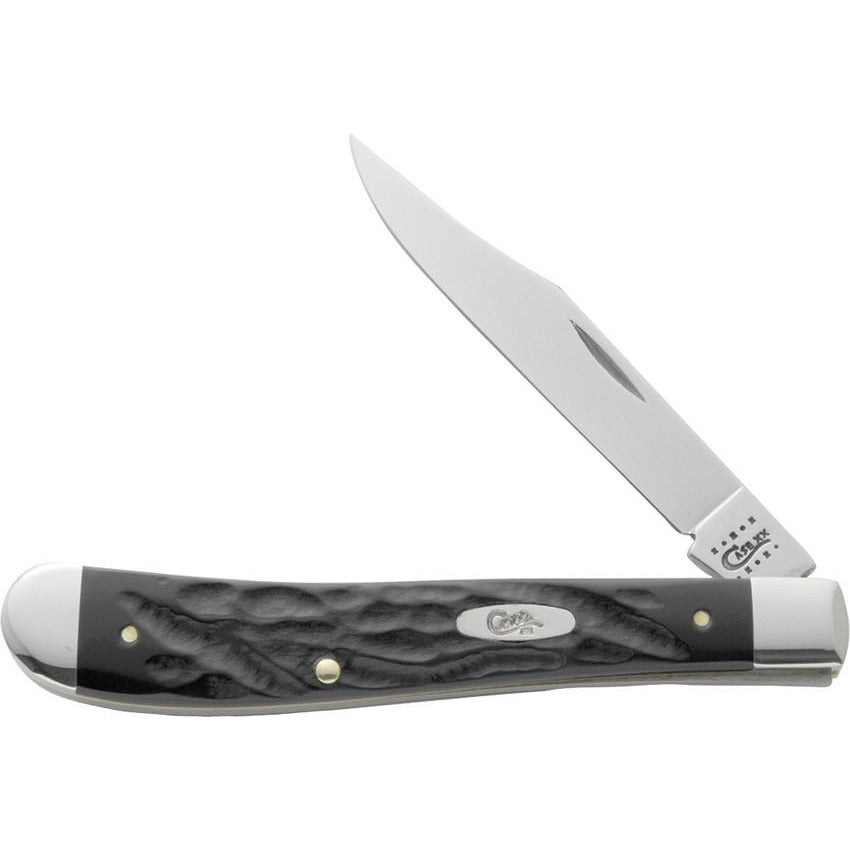 Case Cutlery Slimline Trapper Rough Black