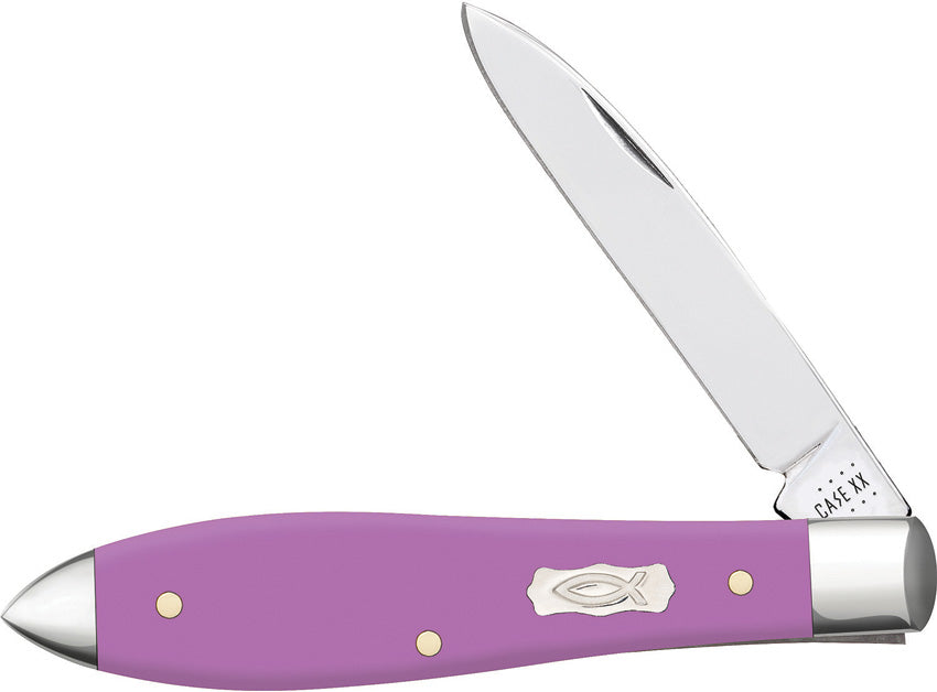 Case Cutlery Teardrop Lilac Ichthus 39165