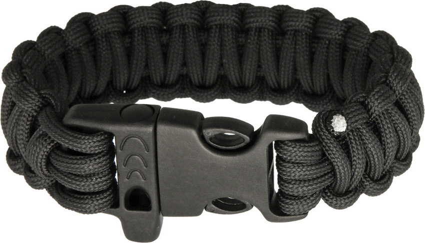 Tactical Survival Bracelet Black SS -BLACK / CBR359