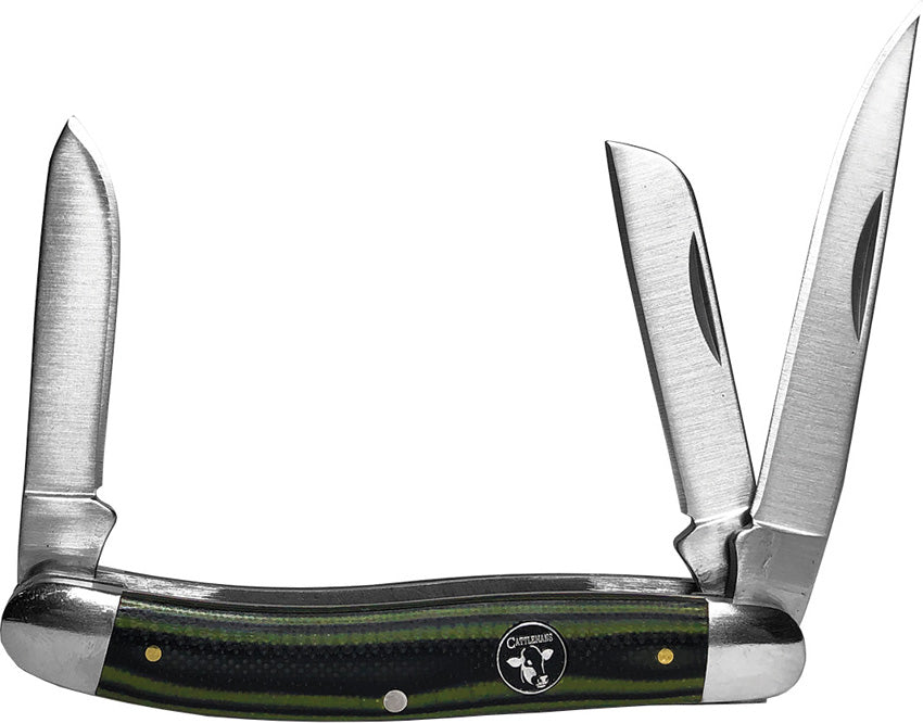 Cattleman's Cutlery Cowhand Stockman Green CC0001GGN