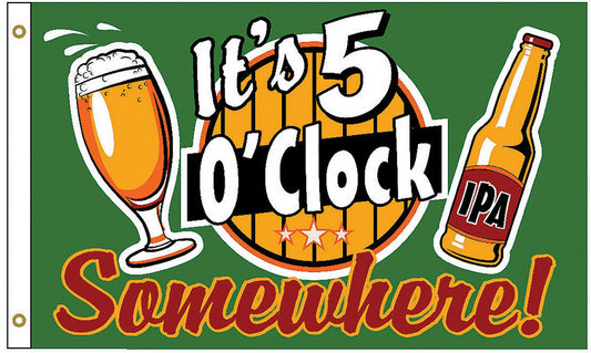 Flags 5 oClock Somewhere Flag SF5OCL