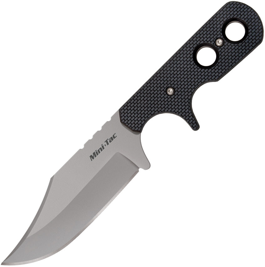 Cold Steel Mini Tac Bowie 49HCF tactical knife with ergonomic grip and bowie-style stainless steel blade