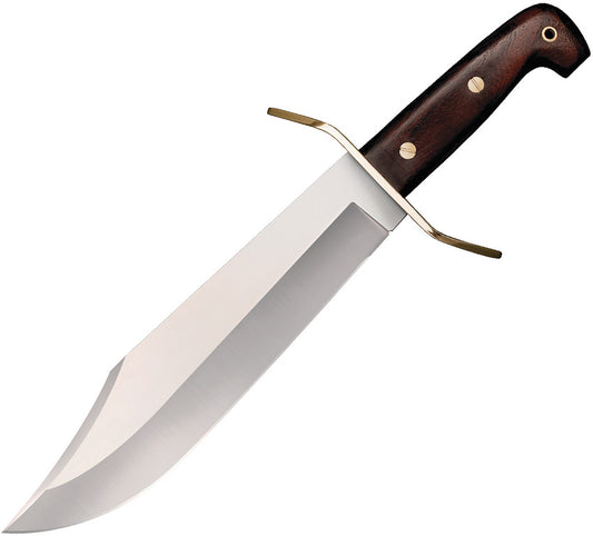 Cold Steel Wild West Bowie 81B survival knife (UK) with full tang and classic wooden handle