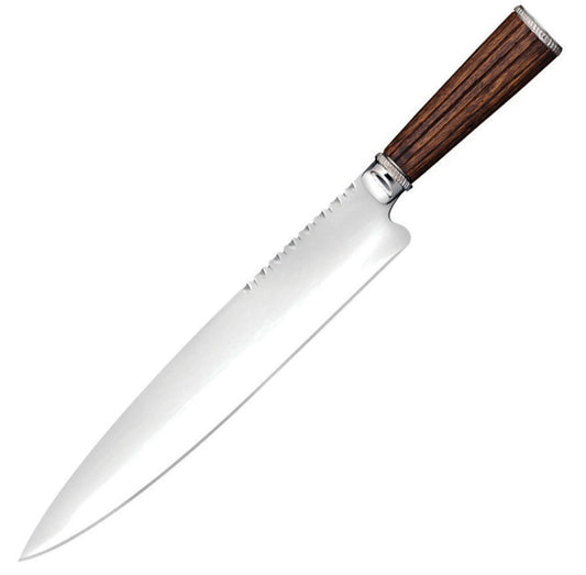 Cold Steel Facon hunting knife with wooden handle
