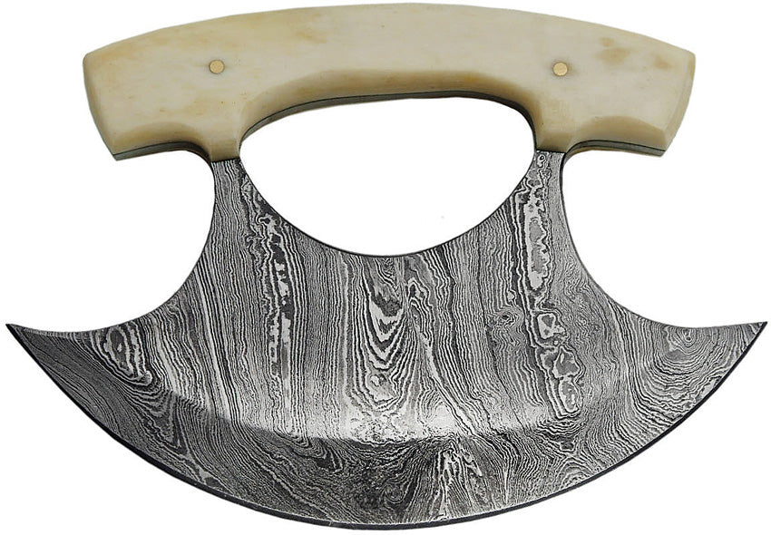 Damascus Ulu Knife DM-1111BO