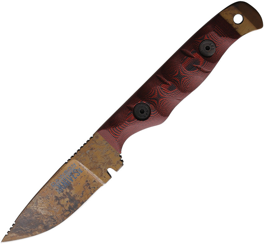 Dawson Knives Handyman Fixed Blade Red HANDY MAN RED BLACK