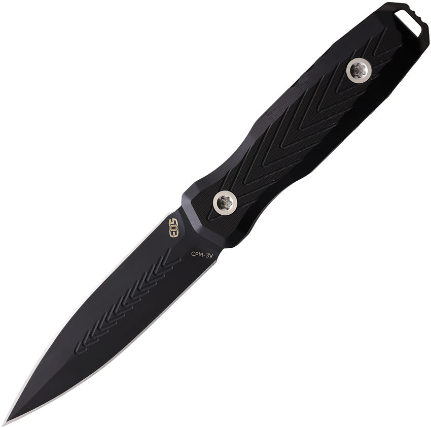 EOS Mini Thresher Fixed Blade EOS098 BLACLOUT KNUCK