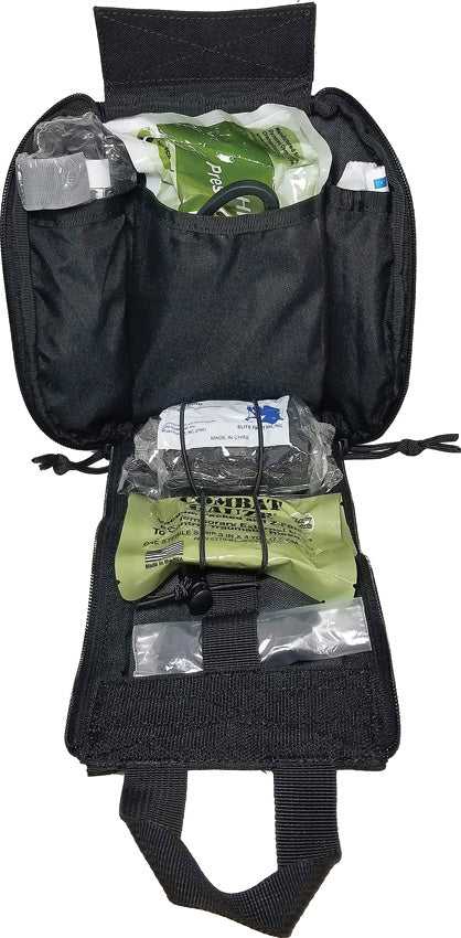 Elite First Aid Kits 144BK Black Patrol Trauma Kit – Level 1 Emergency Response Kit - trauma kit | Mjoutdoorsgear UK